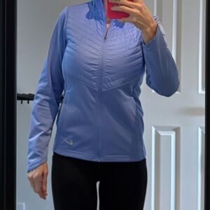 Nike Thermore Running Blue Puffer Front Jacket XS worn once